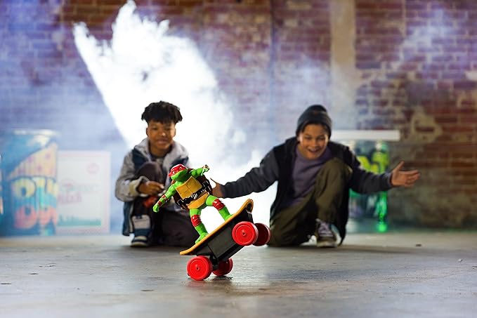 Tortugas Ninja Raphael Cowabunga Skate RC con Control Remoto - Imagen 9