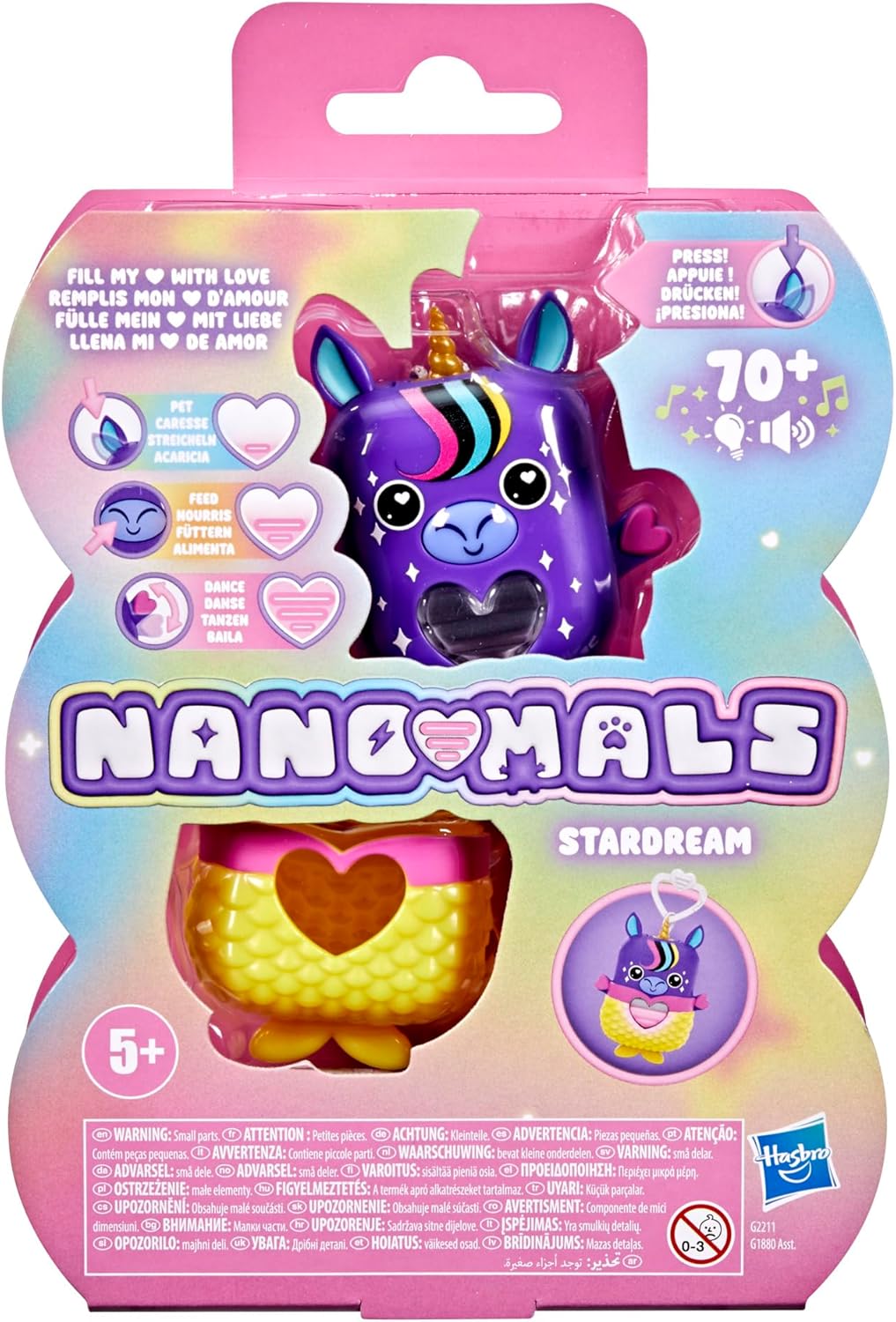 Nano Mals Stardream Unicornio | Mascota Interactiva con Luces y Sonidos - Imagen 5