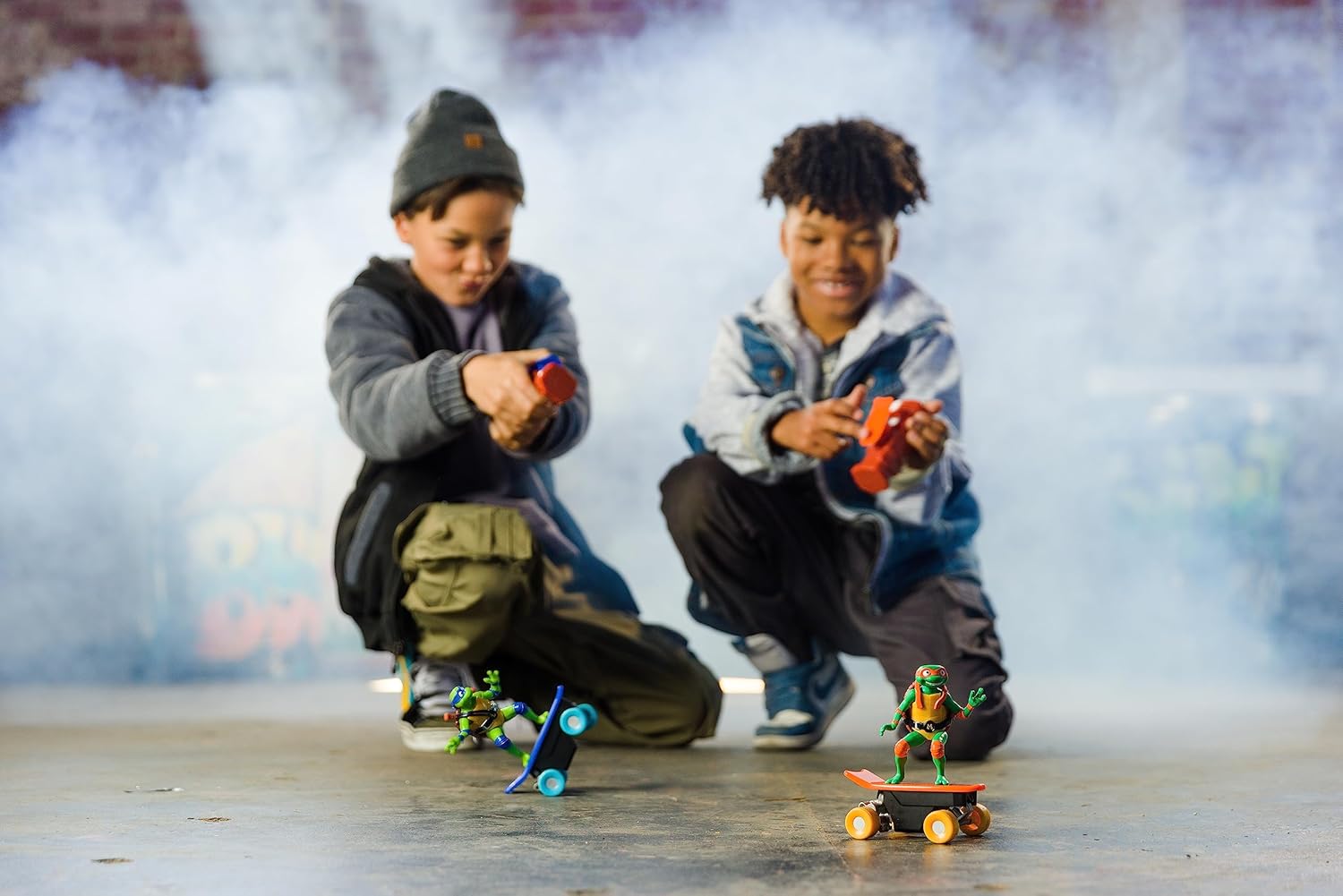 Michelangelo Half Pipe RC Tortugas Ninja | Monopatín Radiocontrol TMNT +5 Años - Imagen 5