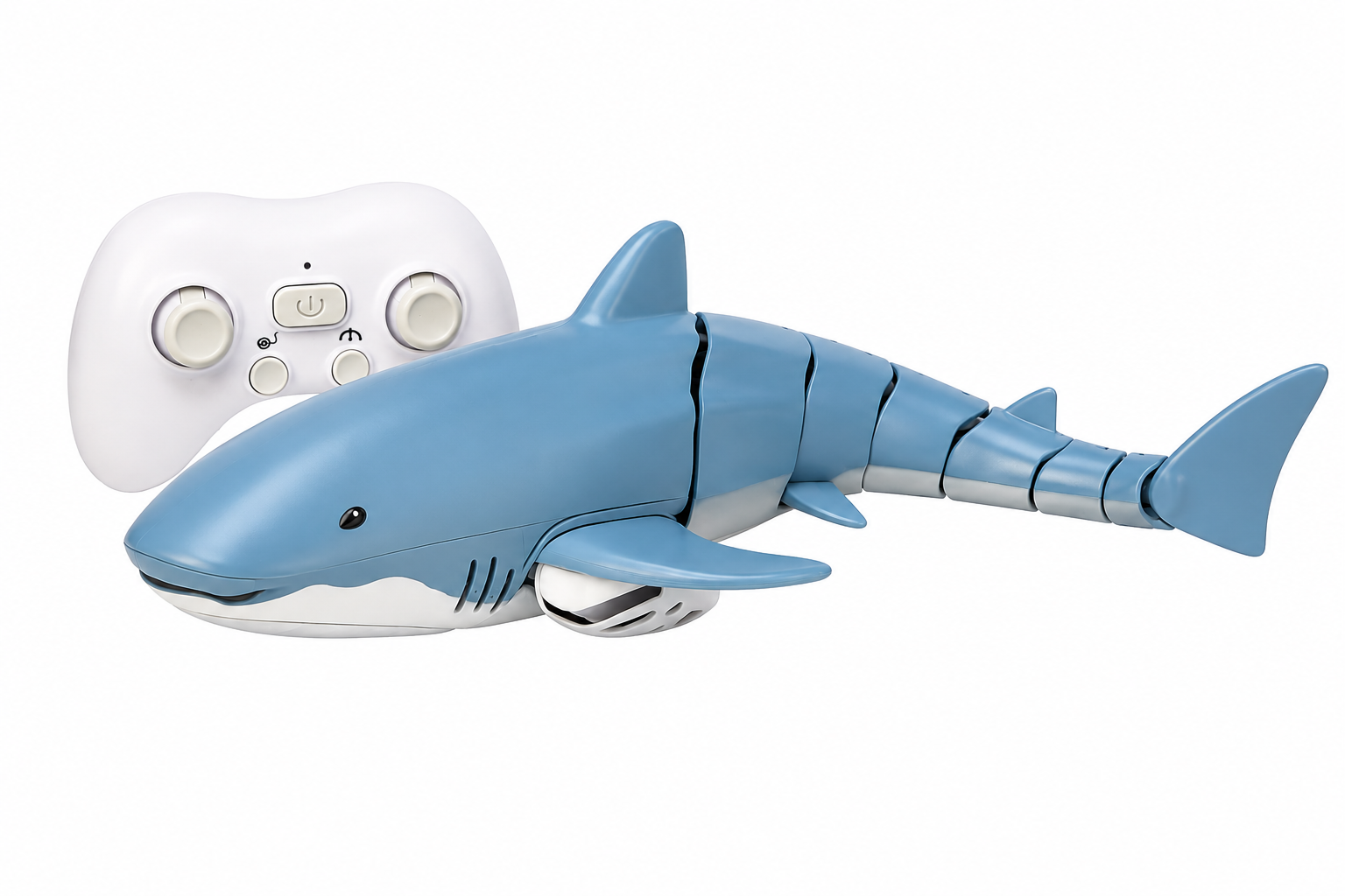 Tiburón Teledirigido para Piscina RC 2.4GHz Recargable Impermeable - Imagen 3