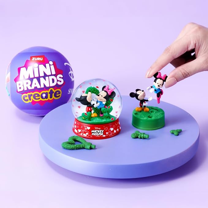 ZURU Mini Brands Create Disney Globos de Nieve Serie 1 - Imagen 5