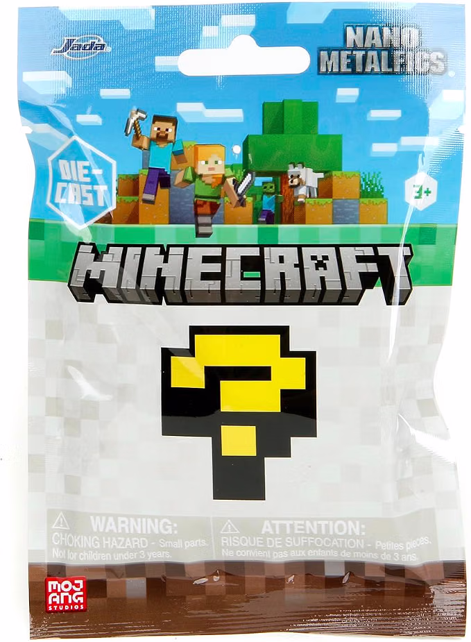 Pack 2 Figuras Sorpresa Minecraft Nano Metalfigs Die Cast 4 cm - Imagen 3