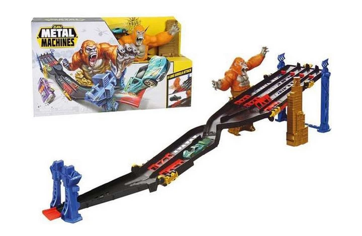 Pista Ataque Gorila Metal Machines ZURU 1,2 m con Coche - Imagen 3