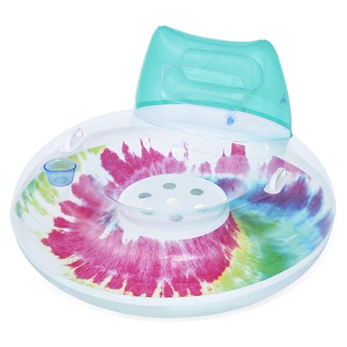 Bestway Flotador Tie Dye Deluxe Piscina Adulto | Hinchable Verano 1,18 m - Imagen 2