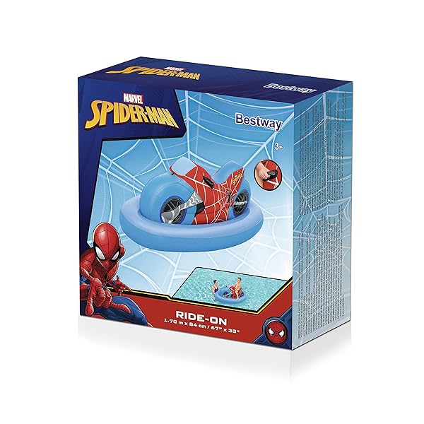 Bestway Tiburón Hinchable Gigante 1,70m Ride-On | Colchoneta Piscina Infantil - Imagen 4
