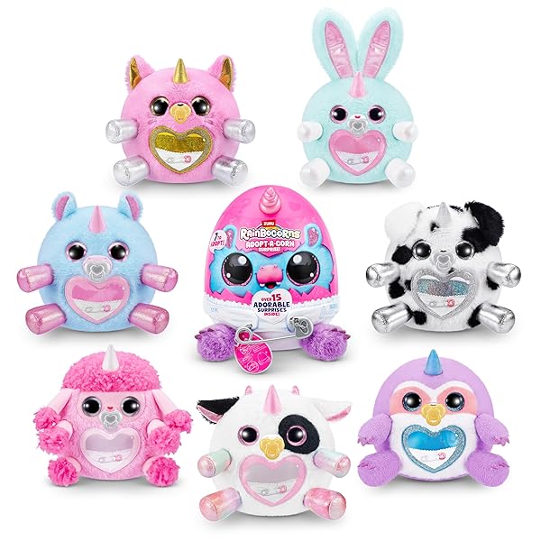 Adopt A Corn Surprise ZURU hippo peluche bebé sorpresa - Imagen 5