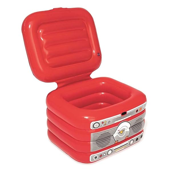 Bestway Nevera Hinchable Flotante Tocadiscos 43184 | Nevera Piscina Verano - Imagen 6