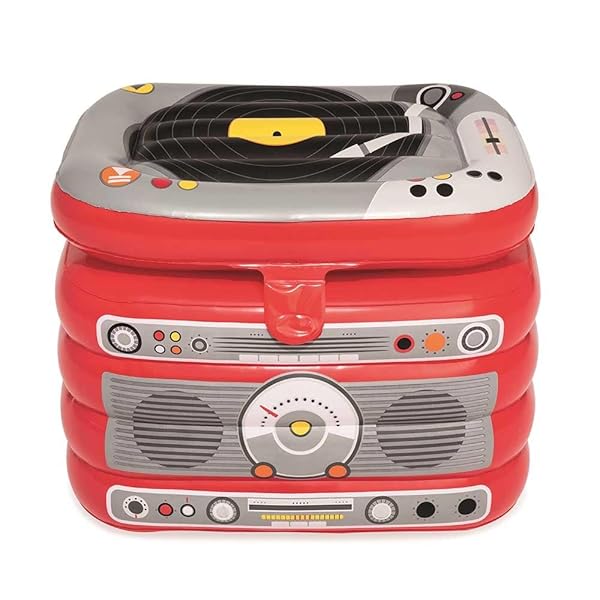 Bestway Nevera Hinchable Flotante Tocadiscos 43184 | Nevera Piscina Verano - Imagen 2