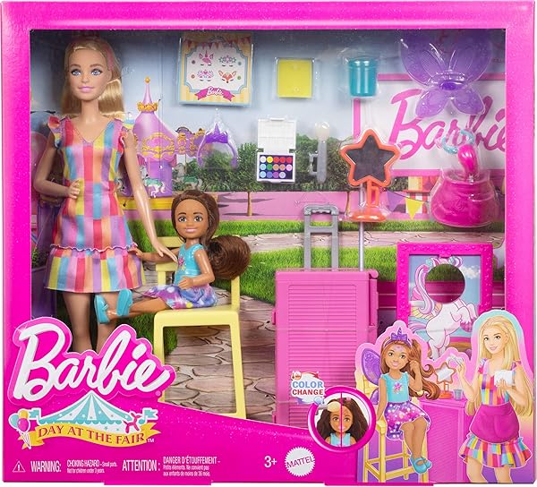 Barbie Feria Playset 2 Muñecas con Accesorios y Cambio de Color - Imagen 7