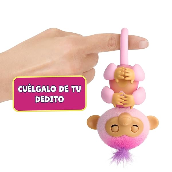 Fingerlings Charlie Monita Interactiva Bizak +70 Sonidos y Reacciones Divertidas - Imagen 5