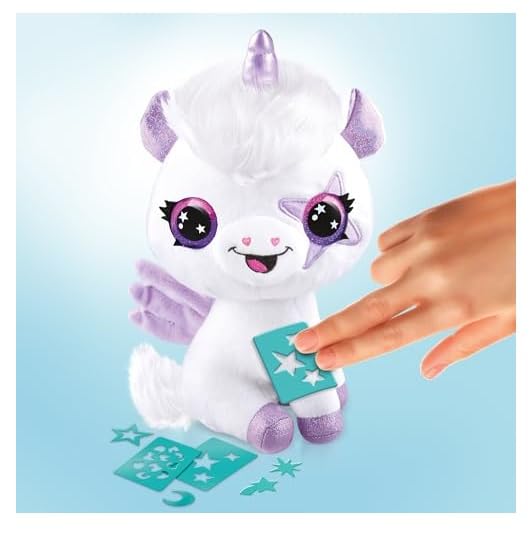 Canal Toys Airbrush Plush Unicornio Glow in the Dark OFG274 | Peluche para colorear - Imagen 6