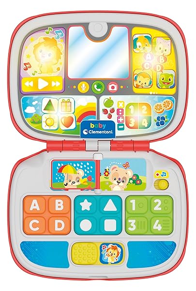 Ordenador Infantil Clementoni Animales con Luz y Sonido Baby Laptop - Imagen 5