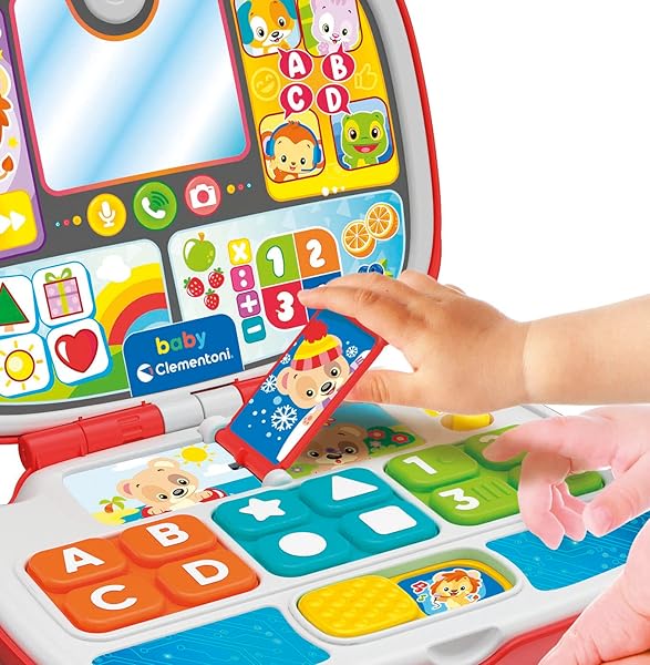 Ordenador Infantil Clementoni Animales con Luz y Sonido Baby Laptop - Imagen 8