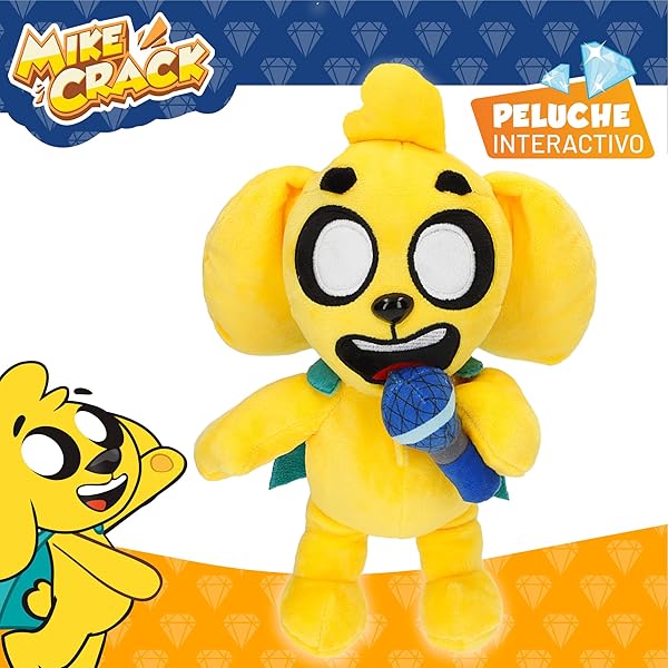 Mikecrack Peluche Interactivo con Música y Voz | Perro Mike Colorbaby - Imagen 3