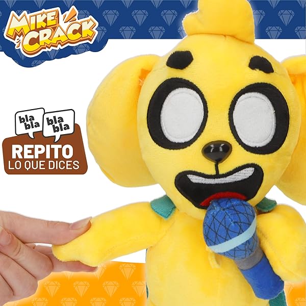 Mikecrack Peluche Interactivo con Música y Voz | Perro Mike Colorbaby - Imagen 4