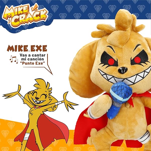 Mikecrack Peluche Interactivo Mike EXE con Música y Voz | Colorbaby 29 cm - Imagen 4