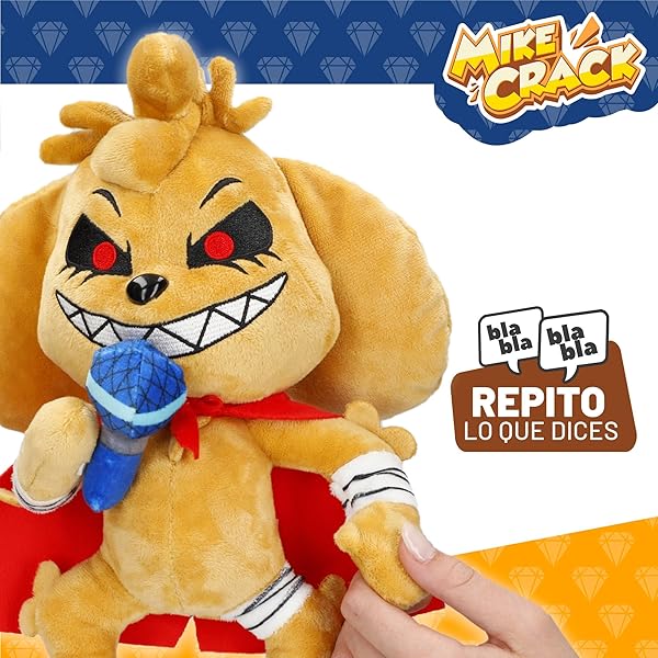 Mikecrack Peluche Interactivo Mike EXE con Música y Voz | Colorbaby 29 cm - Imagen 5
