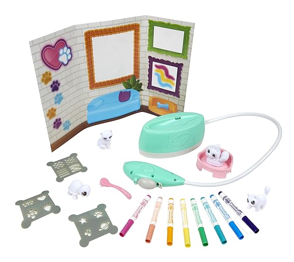 Crayola Washimals Spray Boutique mascotas para colorear y lavar - Imagen 3