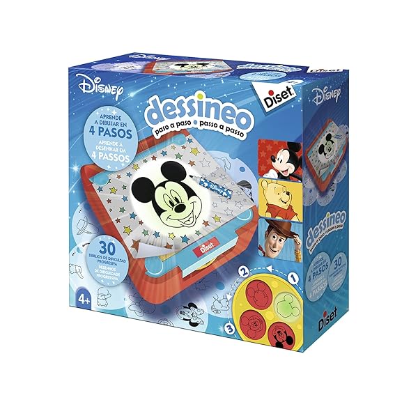 Dessineo Disney Aprende a Dibujar Paso a Paso Juguete Educativo Diset - Imagen 8