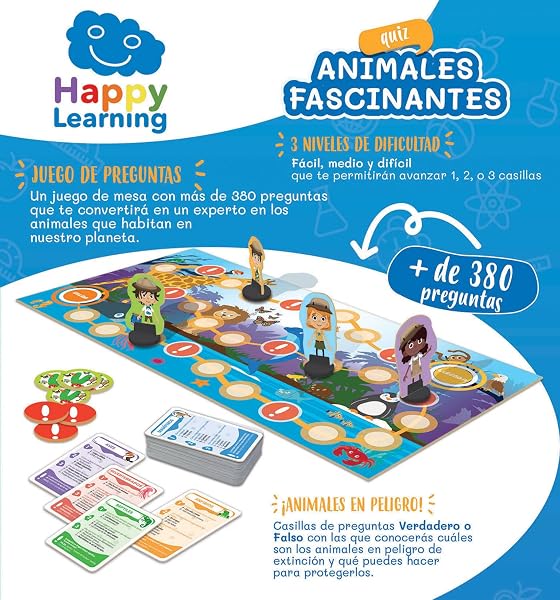 Educa Quiz Animales Fascinantes – Happy Learning - Imagen 2