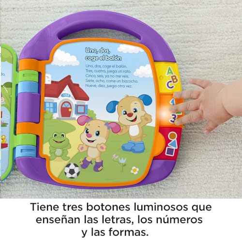 Fisher-Price Ríe y Aprende Libro Interactivo Cancionero | Juguete Bebé 6 Meses - Imagen 5