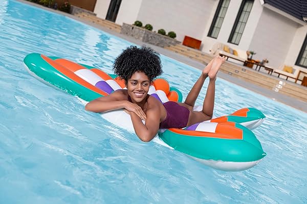 Flotador Mariposa Bohemio Gigante | Colchoneta Hinchable para Piscina 193 cm - Imagen 5