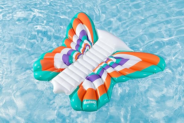 Flotador Mariposa Bohemio Gigante | Colchoneta Hinchable para Piscina 193 cm - Imagen 8
