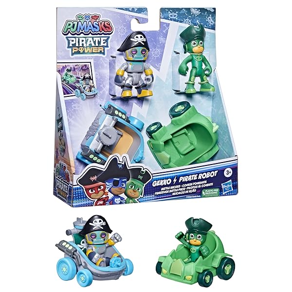 PJ Masks Pilotos al Combate Figuras con Vehículos Hasbro - Imagen 4