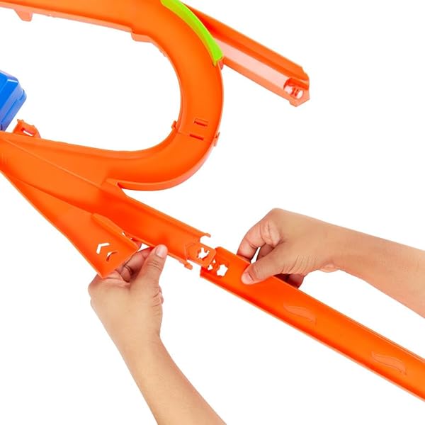 Hot Wheels Choque en el Aire JJK78 Pista con Looping y Propulsor - Imagen 5