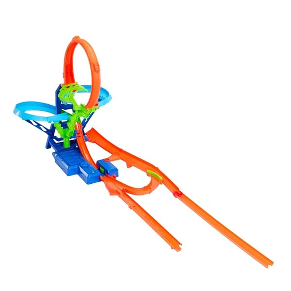 Hot Wheels Choque en el Aire JJK78 Pista con Looping y Propulsor - Imagen 7