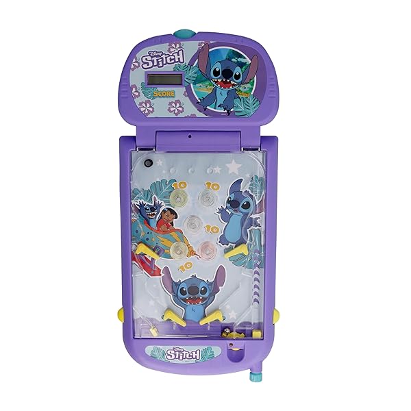 Stitch Super Pinball Juego Arcade Infantil con Luces y Sonido - Imagen 4