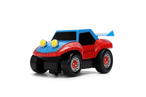 Coche Teledirigido Spider-Man Marvel RC 1:32 Jada Toys para Niños - Imagen 8