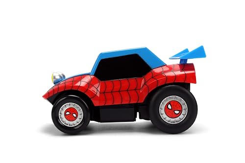Coche Teledirigido Spider-Man Marvel RC 1:32 Jada Toys para Niños - Imagen 9