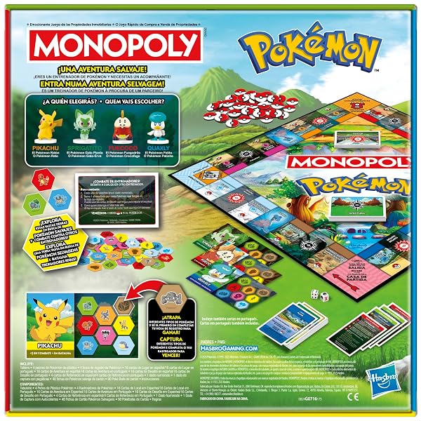 Monopoly Pokémon – Juego de Mesa Hasbro en Español - Imagen 3