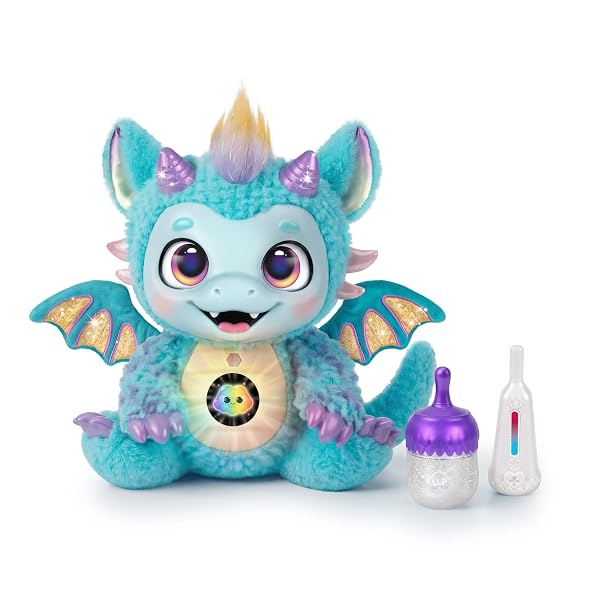 Little Live Pets My Magical Dragon Skye dragón interactivo de Moose Toys con luces y sonidos