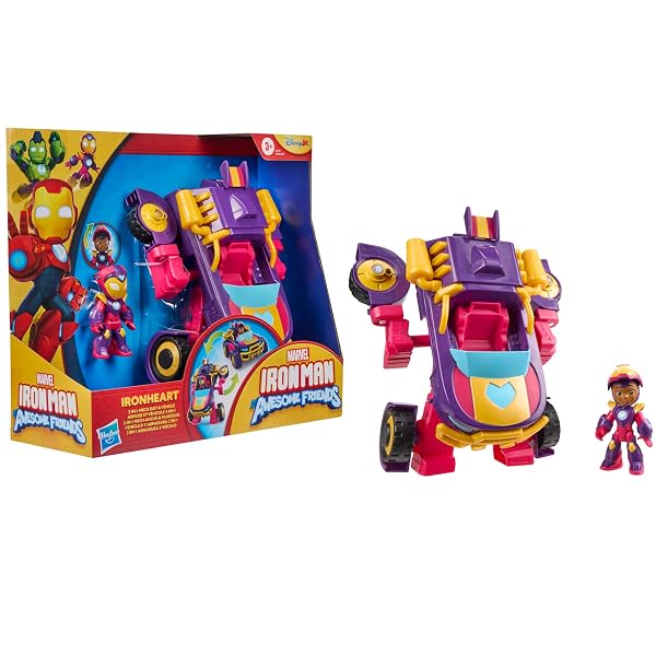 Ironheart Vehículo y Armadura 2 en 1 | Marvel Hasbro - Imagen 8
