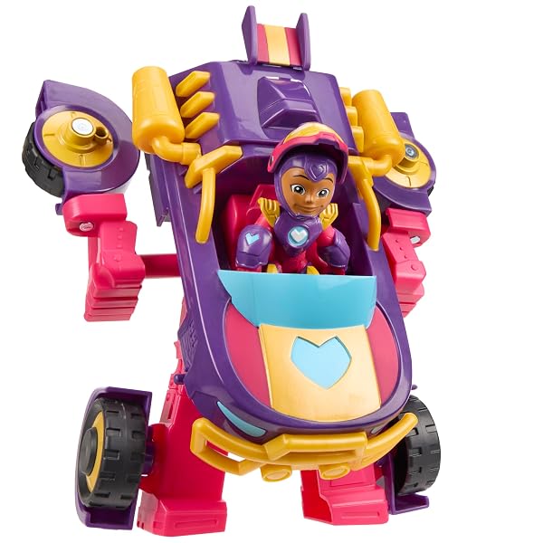 Marvel Ironheart vehículo y armadura 2 en 1 con figura Riri Williams Hasbro