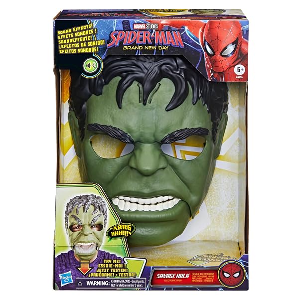 Máscara Electrónica Hulk Savage – Hasbro Marvel - Imagen 3