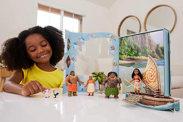 Disney Princess Minis Vaiana HPG71 | Playset Portátil con Figuras Disney - Imagen 3