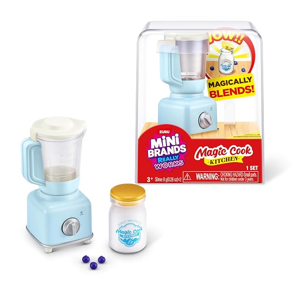 Mini Brands Magic Cook Kitchen batidora de vaso Blender ZURU en miniatura