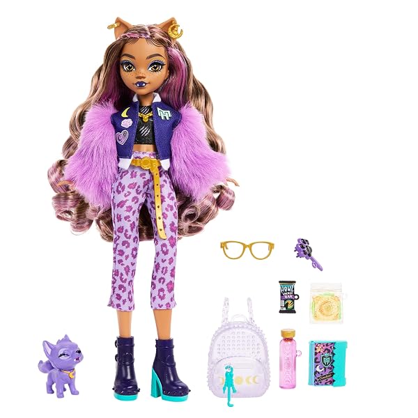 Monster High Clawdeen Wolf JHK30 con Crescent | Mattel - Imagen 5