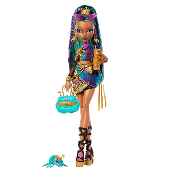 Monster High Nefera de Nile con Mascota | Mattel - Imagen 2