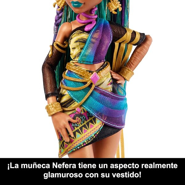 Monster High Nefera de Nile con Mascota | Mattel - Imagen 4