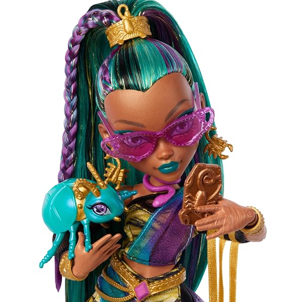 Monster High Nefera de Nile con Mascota | Mattel - Imagen 5