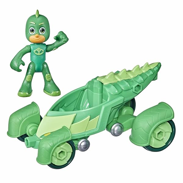 PJ Masks Gekko-Mobile Vehículo de Gekko con Figura - Imagen 3