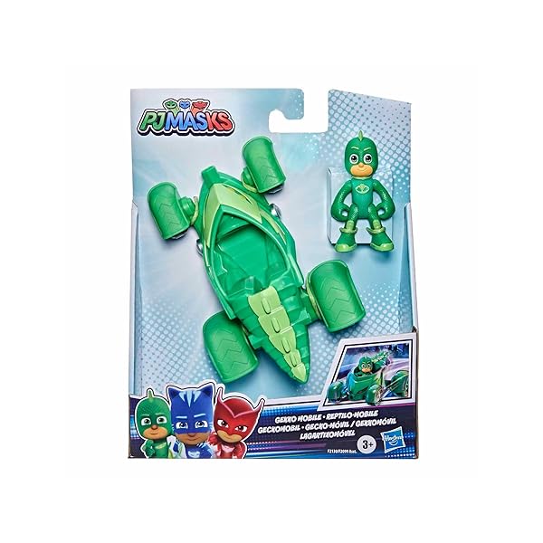 PJ Masks Gekko-Mobile Vehículo de Gekko con Figura - Imagen 4