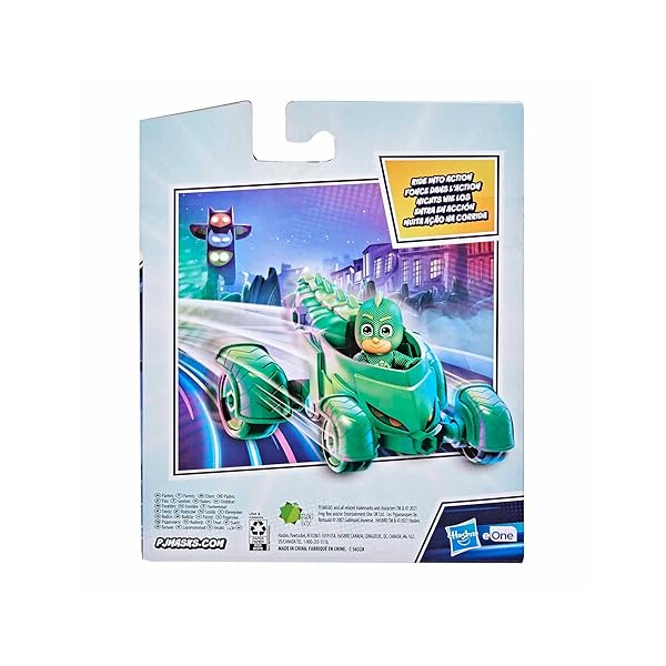PJ Masks Gekko-Mobile Vehículo de Gekko con Figura - Imagen 5