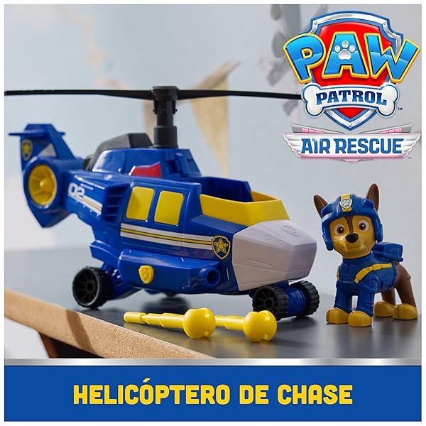 Helicóptero Patrulla Canina Chase Air Rescue con figura – Juguete +3 años - Imagen 3