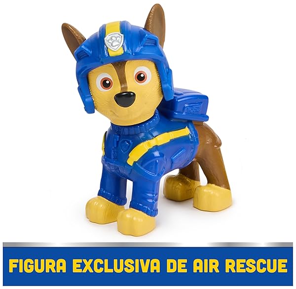 Helicóptero Patrulla Canina Chase Air Rescue con figura – Juguete +3 años - Imagen 9