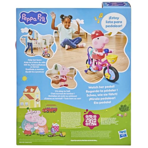 Peppa Pig Pedaleando con Peppa – Bicicleta Interactiva - Imagen 5